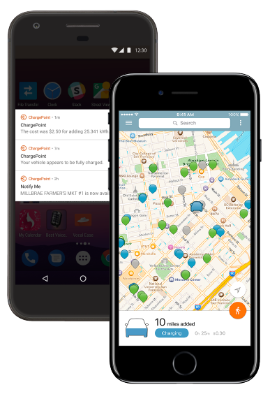 chargepoint app screenshot