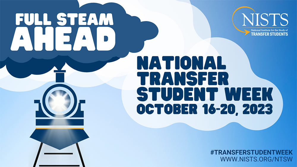 National Transfer Student Week October 16-20, 2023