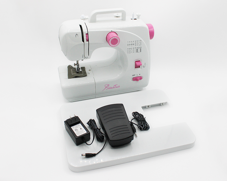 Mini sewing maching and power supply