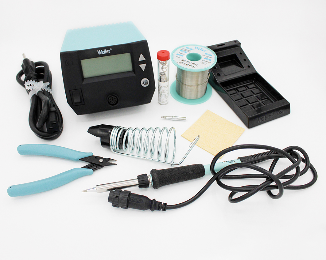 Soldering iron and accesory kit